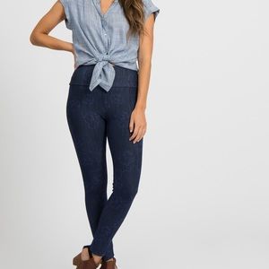 Jeggings Dark Denim Floral rinse multiple sizes!